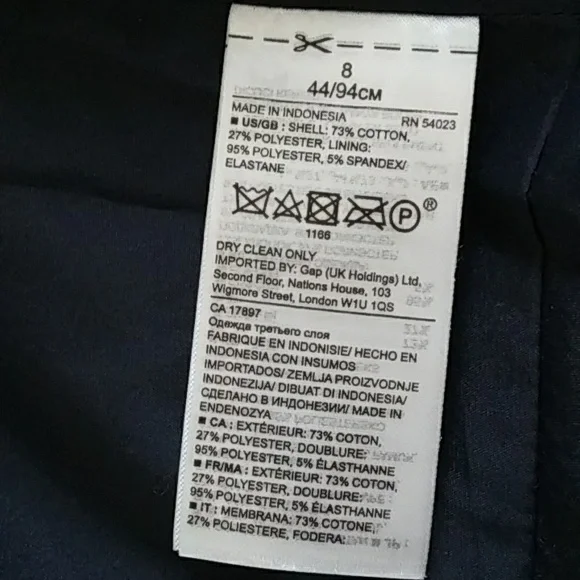 Banana Republic boucle tweed jacket with fringed trim, VGUC - Picture 4 of 11